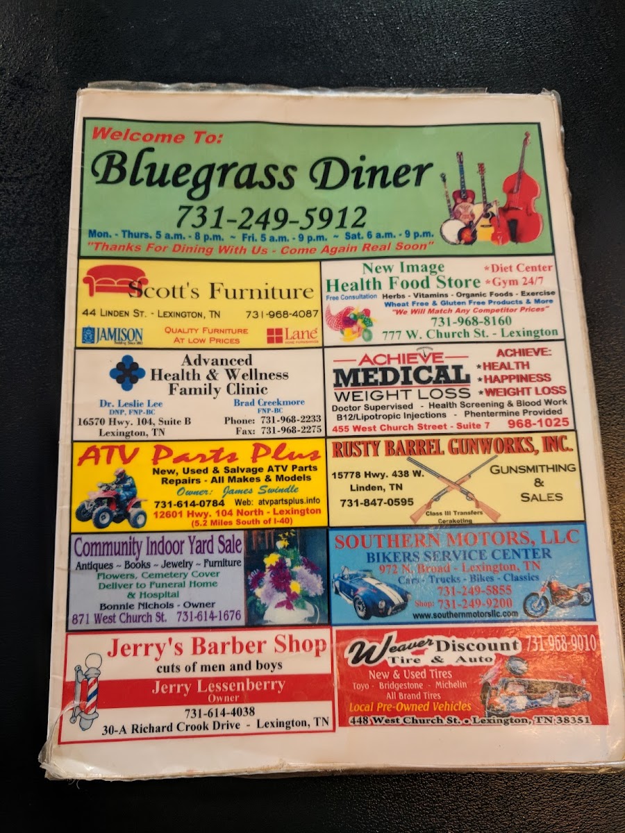 Country Side Diner Menu - Image 6